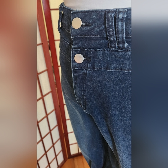 Pantete womens high waisted Bell Bottom denim jeans - Picture 10 of 13